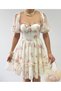 Women's Wıms Button Detailed Floral Mini Dress - 3