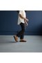 Tan Velvet Suede Buckle Women's Daily Comfortable Sabo Slippers
