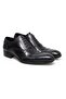 Black Color Lace-Up Genuine Leather Men's Shoes