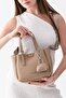 Cherry Charml Medium Size Soft Leather Look Large Volume Mink Women's Handbag Pbu1107 - 7