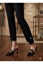 Women's Asymmetrical Leg Button Detailed Fabric Trousers 182770 - 5