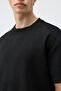 Men's Black Crop Fit T-Shirt - 6