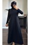 Modal Long Sleeve Flared Dress - 2