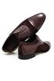 Brown Lace-Up Genuine Leather Sole Men's Shoes - 2