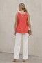 Women's Pomegranate Flower Strap Blouse V-Neck Loose Summer Casual Cut Vacation Combination Basic Stylish Top Blouse - 8