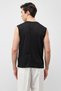 Black Sleeveless Men's T-Shirt - 6