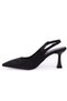 Dza07-1143750 Black 7.5 cm Thin Heeled Evening Dress Women's Shoes - 3