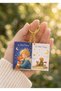 The Little Prince Designed Mini Book-Looking Keychain - Set of 2 the Little Prince & the Fox Friendship