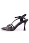 Dza07-92826245 Black 9.5 cm Thin Heeled Evening Dress Women's Shoes - 4