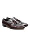 Brown Laceless Genuine Leather Leather Sole Men's Shoes