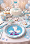 Dental Party My Tooth Came Out Themed Blue Cardboard Plate 8 Pcs