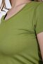 10976 Green Crew Neck Short Sleeve T-Shirt - 4