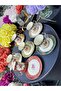 Esterhomedecor 6-Person Italian Hand-Painted Porcelain Coffee Cup Set - 4