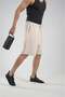 Pique Fabric Shorts with Elastic Waist Pockets - 4