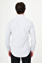 Striped Slim Fit Stand Collar Men's Shirt Black - 27148.26Y - 4