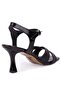Dza07-1296150 Black 7.5 cm Thin Heeled Classic Women's Shoes - 4