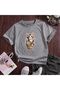 Flowerpot Cat Bear Printed 100% Kids Unisex T-Shirt 5 6 -7 8-9 10 -11 12 Years Old