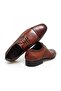 Brown Lace-Up Genuine Leather Men's Shoes - 2