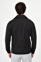Straight Slim Fit Shirt Collar Hidden Button Men's Coat Black - 39667.26Y - 5