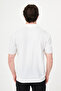 Patterned Slim Fit Polo Collar Men's Knitwear T-Shirt Ecru - 11587.26Y - 4
