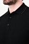Patterned Slim Fit Polo Collar Buttoned Men's Knitwear T-Shirt Black-Tile - 11595.26Y - 2