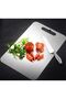 Top Quality Stainless Steel Metal Cutting Board 24X34 Cm, with Non-Stick Silicone Feet
