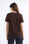 V-Neck Brown Women's Blouse 26Y0021K1 - 4