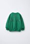 Yeşil İşlemeli Sweat - 4