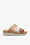 Olesya Women's Genuine Leather Comfort Padded Slippers - Cappucino