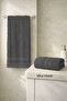 2 Piece Cotton Bath Towel Set Ayla Anthracite - 2