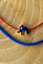 Adjustable Anklet with 2 Elephant Objects