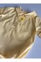 Yellow Gingham Baby Romper Shirt with Collar Embroidery and Duck Pattern Summer Baby Boy Shirt - 2