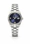 Women's Navy Blue Dial Metal Band Wristwatch – Silver Color Stylish Design