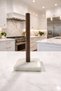 Marble Paper Towel Holder Home Decoration Countertop Wooden Towel Holder with Marble Base 12X26 cm - 5