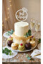 Engagement Cake Decoration Set - Just Engaged Figure Inside the Ring Cake Decor - White Promise Engagement Table Decoration - 2