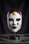 Venetian Burgundy&Gold Pierrot Mask