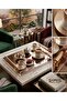 Luxury Transparent Plexiglass Presentation Tray with Gold Handles - Modern Acrylic Coffee Presentation Tray - Premium Design