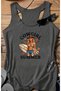 Cow Girl Printed Sleeveless Swimmer Tank Top Women's Tshirt