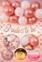 Bride to Be Led Lighted Chain Balloon Decoration Set Venue Room Bridal Bachelorette Party Rose Gold Set