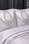 Sandy French Guipure Dowry Set Double King Size Pique Coverlet Set / Bedspread Set 3 Pieces - 3