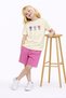 Girls' New Season Daisy Embroidered Muslin T-Shirt Shorts Set