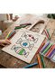 5 Pieces of Eid Candy Design Paintable Cloth Bags - Educational Hobby Painting Bag for Children - 3