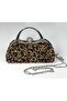 Black-Gold Stone Embellished Women's Evening Dress Handbag -930192