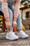 220.b26y.184 White Tracy Anatomical Comfortable Girls' Shoes - 2