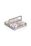 Metal Stainless Luxury Square Napkin Holder/Desktop Napkin Holder and Presentation Stand - 3