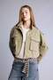 Zippered Short Cotton Coat H1557Ax26Sp - 3