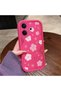Vivo V60 Lite 4G/5G Compatible Pink Red Silicone Case Shockproof Camera Protection - 4