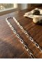 Premium Stainless Steel Paperclip Chain Necklace - 2