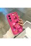 Oppo A5 4G/5G Compatible Pink Red Silicone Case Shockproof Camera Protection - 3