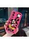 Oppo A5 4G/5G Compatible Pink Red Silicone Case Shockproof Camera Protection